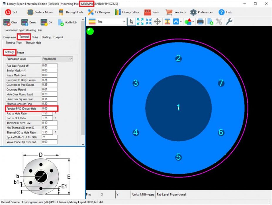 Understanding Mounting Hole Naming Convention - PCB Libraries Forum